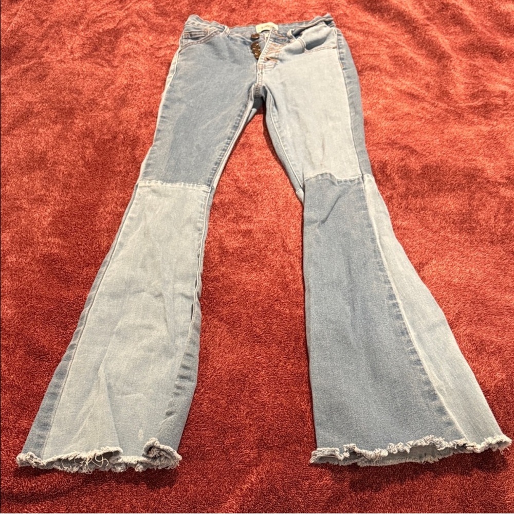 BAMBOO Light Blue Flare Jeans